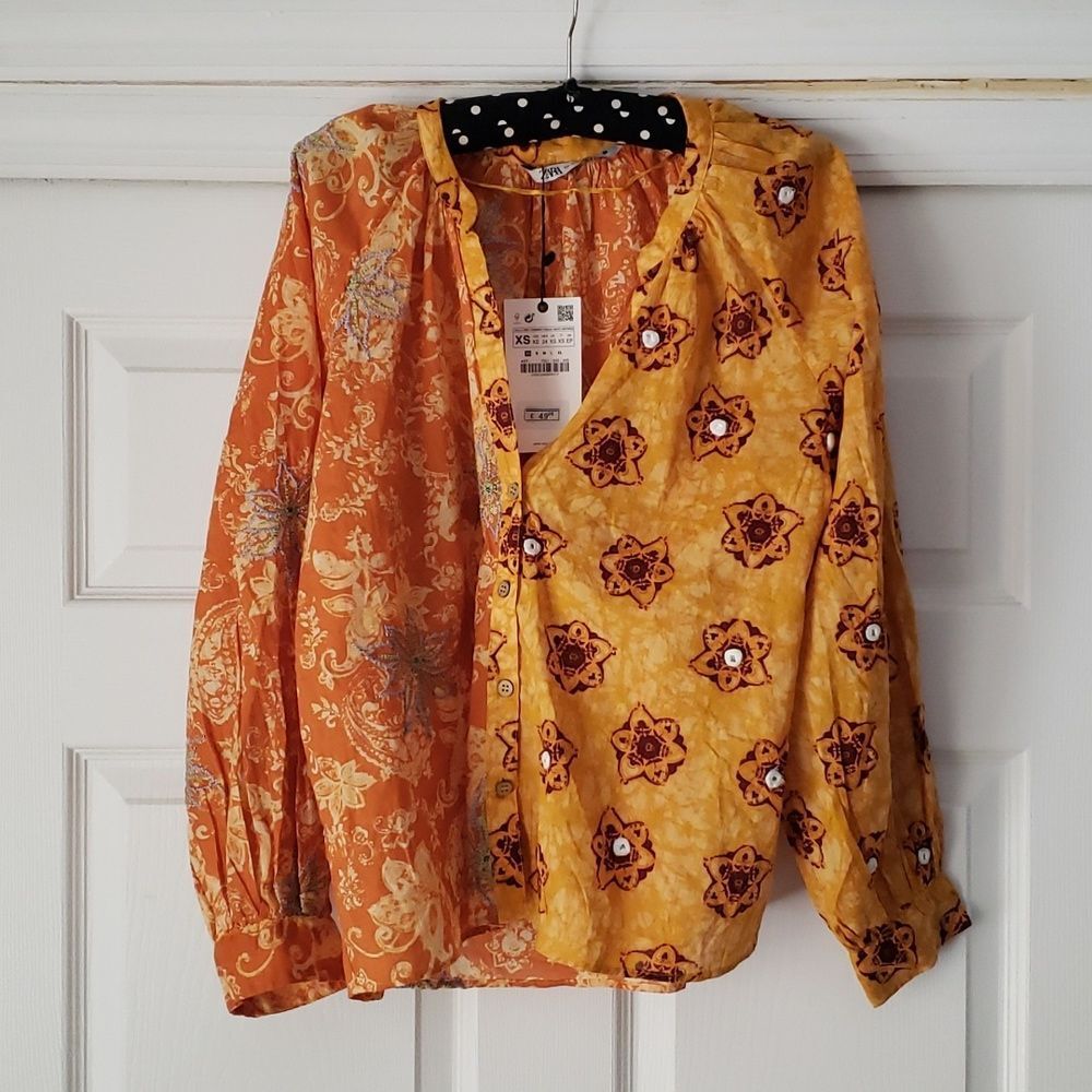 ZARA Embroidery Blouse